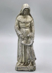 Julie Billiart 6” Cast Metal Figurine Statue Sisters of Notre Dame Catholic Nun - Picture 1 of 12
