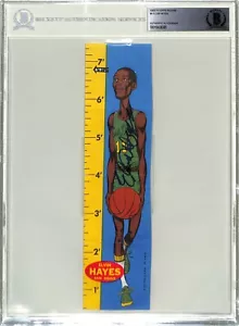1969-70 Topps Rulers #4 Elvin Hayes Rookie RC Auto Signed BAS COA - Picture 1 of 2