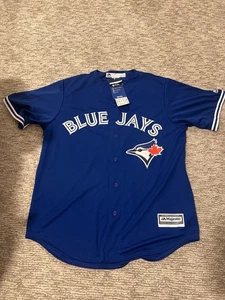 NEW MAJESTIC MLB TORONTO BLUE JAYS JERSEY SEWN STITCHED MEN'S SZ: Large - Picture 1 of 3
