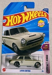 Hot Wheels Mainline 2025 Case L Lotus Cortina Long Card FREE Protector - Picture 1 of 2