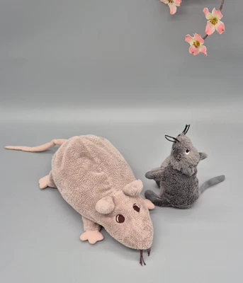 Ikea GOSIG, graue Ratte 21 cm und kleine graue Maus 14 cm - Bild 1 von 4