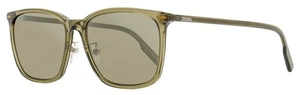 Zegna Classic Rectangular Sunglasses EZ0223-D 51J Transparent Mastic 57mm - Picture 1 of 3
