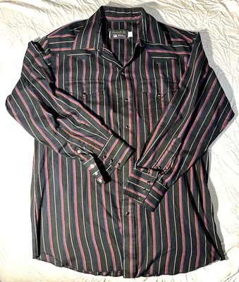 Camisa de rodeo Panhandle delgada de manga larga para hombre Western Onyx perla a presión | 16,5-33 Foto 1 de 2