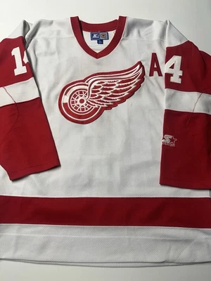 NHL Nike Authentic Detroit Red Wings Shanahan Hockey Jersey Sz L Vintage - Image 1 of 4