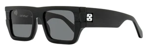 Off-White Rectangular Chester Sunglasses OERI149 1007 Black 54mm - Picture 1 of 3