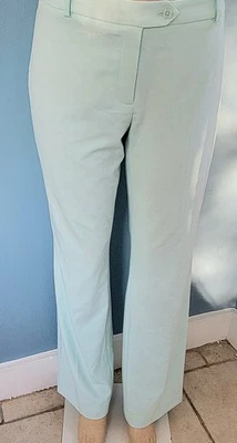 PANTALONES DE VESTIR MUJER CALVIN KLEIN VERDE MENTA TALLA 10 NUEVOS CON ETIQUETAS Foto 1 de 4
