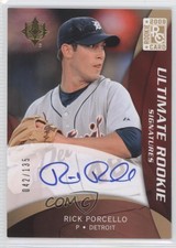 2009 Upper Deck Ultimate Collection Signatures /135 Rick Porcello Rookie Auto RC