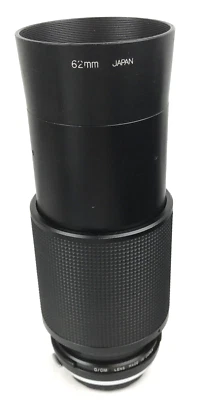 Vivitar 62mm Camera Lens O/OM No 22228917 75-205mm 1:38 MC Macro Focusing Zoom - Image 1 of 4