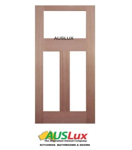 3 Glass Panel internal and External solid core door Many Sizes - Picture 1 of 2