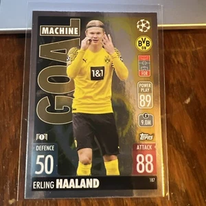 Erling Haaland 2022 Topps Match Attack Goal Machine #187 Manchester City - Picture 1 of 6