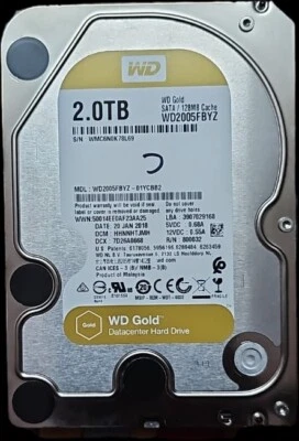 Western Digital Black 2.0TB Internal 7.2K RPM SATA 2.5'' (WD5000LPSX) Hard Drive - Image 1 of 2