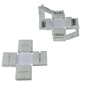 RGBW LED Clip "+" Verbinder für 12mm RGBW LED Streifen 17x5mm - Picture 1 of 1