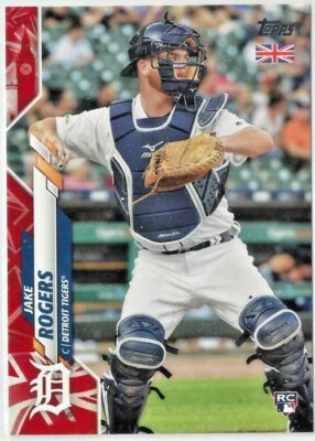2020 Topps UK Big Ben Red RC #131 Jake Rogers Tigers /99 - Image 1 of 2