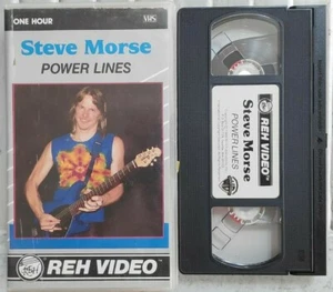Steve Morse - Power Lines 1989 VHS Tape Guitar Instructional Deep Purple - Picture 1 of 2