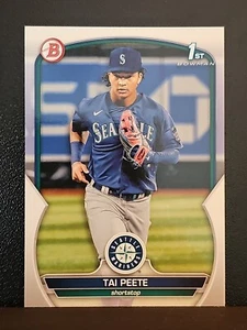 2023 Bowman Draft #28 Tai Peete MARINERS - Picture 1 of 2