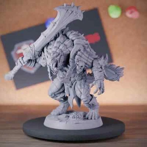 Lizardmen Swordsman Miniature Dungeons and Dragons Mini DnD 5e TTRPG Pathfinder - Picture 1 of 8