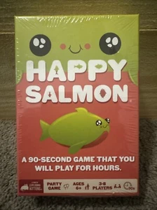 New/Sealed Happy Salmon Family Party Game 6+ 3-8 Players Fast Dynamic Play - Picture 1 of 2