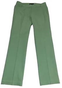 Women Brooks Brothers Milano Fit Green Chino Pants Size 8 Waist 32” Inseam 29” - Picture 1 of 12