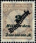 Duits Empire D84 met Fold 1923 Officiële stempels