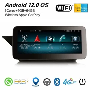 10,25" 8-Core Android 13 Navi Autoradio 64GB Mercedes C207 A207 Classe E NTG 4.5 - Foto 1 di 1