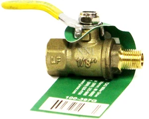 1/8" Female x Male Mini Ball Valve, Full Port, Lead Free 600 WOG Lever Handle - Picture 1 of 4