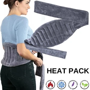 Microwave Heat Pack Wrap Heat Wrap Wheat Bag For Lower Back Cramps Pain Relief - Picture 1 of 11
