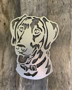 DOBERMAN DOBERMANN PERRO ACERO METAL PARED ARTE RAZA CRIADOR PEDIGRÍ DECORACIÓN REGALO - Imagen 1 de 2