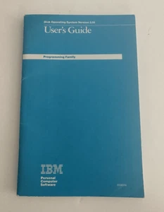 Vintage Tech 1985 DOS 3.10 IBM User’s Guide Disk Operating System Manual Book - Afbeelding 1 van 5