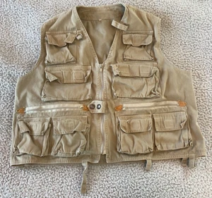Unbranded Mens Light Green Zip Up Sleeveless Fishing Vest Pockets Size XL - Picture 1 of 10