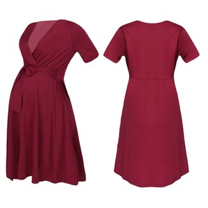 Las mejores ofertas en Longitud de la rodilla vestidos de maternidad Rojo |  eBay