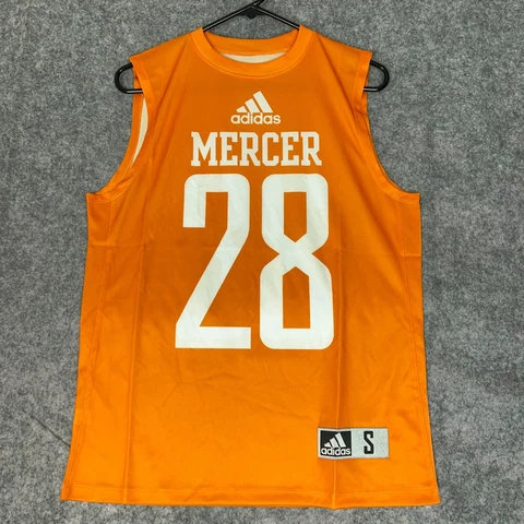 Mercer Bears Adidas Men Tank Top Small Orange Shirt Sleeveless NCAA Football 28 Cover