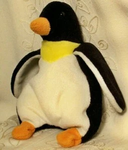 Rare Retired Ty Beanie Babies Beanbag Toy WADDLE PENGUIN 6"-NO TAG - Picture 1 of 1