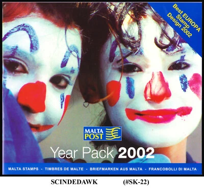 MALTA - SET PACK AÑO 2002 - 29 SELLOS, 2 MIN/SHT Y 1 FOTO POSTAL MNH  Foto 1 de 4