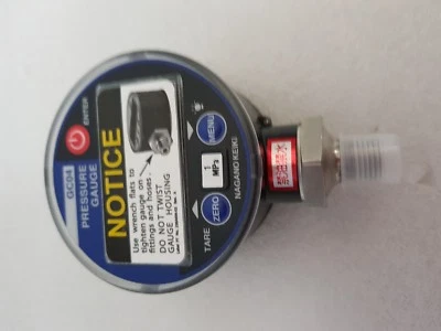 NUEVO MANÓMETRO DIGITAL NAGANO KEIKI GC04-174 RANGO: 0~1 Mpa BATTERV LR6X2 Foto 1 de 2