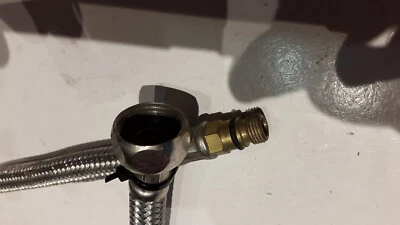 1x flexibler Anschlussschlauch Flexschlauch für Wasserhahn ca.60cm 1/2 " - Bild 1 von 2