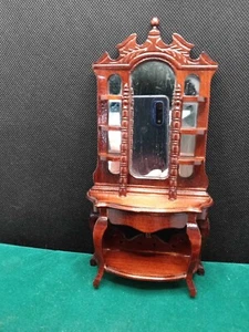 Dollhouse Furniture 1:12 Victorian Mahogany Etagere 8" Tall  - Picture 1 of 5