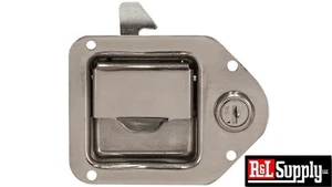 BUYERS PRODUCTS 8000SSL STAINLESS STEEL TOOL BOX LATCH TEAR DROP STYLE W KEYS - Picture 1 of 2