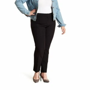 NWT Amanda & Chelsea Contemporary Fit Low Rise Dress Work Pants Navy Size 22W  - Picture 1 of 6