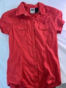 Harley Davidson Woman’s button up Size Small - Picture 1 of 5