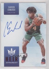 2019-20 Panini Court Kings Heir Apparent Ruby /99 Carsen Edwards Rookie Auto RC