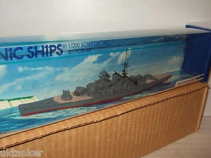 Minic Ships M745 by Hornby-Triang , KM Scharnhorst in 1:1200 Scale - Picture 1 of 3