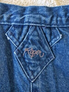 Roper Girls Western Blue Jeans Sz 14 23x31" - Picture 1 of 8