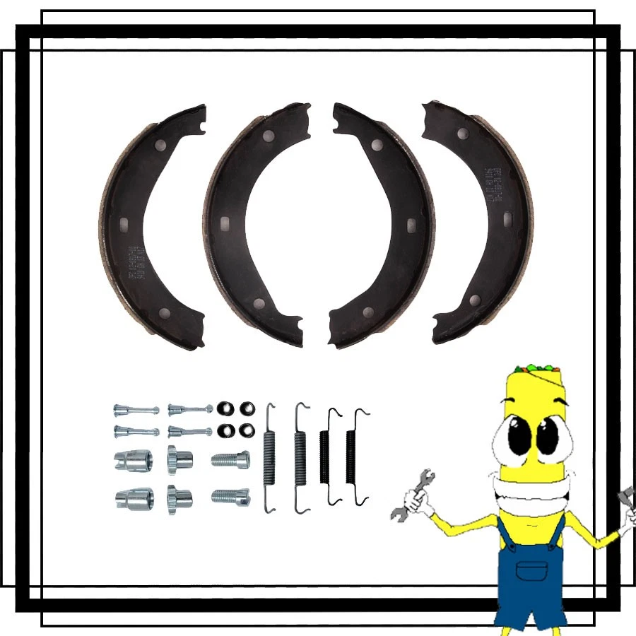 停车紧急制动鞋五金套件适用于宝马 735i 1985 - 1992 — 第 1/1 张图片