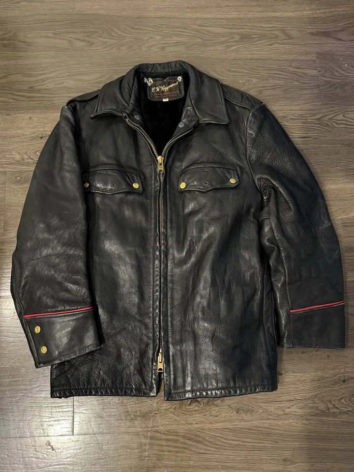 VTG 50s Police Jacket Long Fit Size 46 CW Raymond - Image 1 of 4