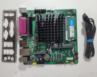 Placa-mãe Mitac PD14RI com Pentium N3700@1.60GHz, 2GB de RAM, IO Shield #0347 - Imagem 1 de 4