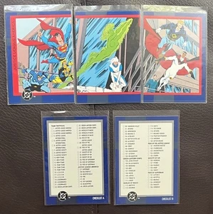 1993 DC Comics Skybox 150 Card Trading Set Justice League Flashback Superman - Picture 1 of 6