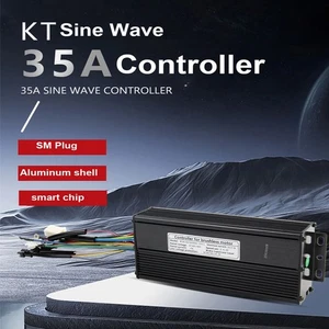 Controlador de onda sinusoidal 36V 48V 52V EBike KT 35A enchufe WP/SM para motocicleta 1500W - Imagen 1 de 16