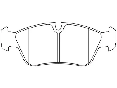 Juego de pastillas de freno delanteras Hawk 68872SJST 1993 1994 2,5 L 6 cilindros para BMW 325is 1992-1995 Foto 1 de 3
