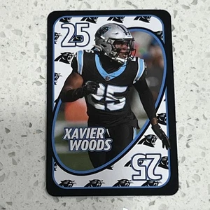 2024 Uno Fandom NFL Carolina Panthers White #25 Xavier Woods - Bild 1 von 2