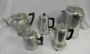 Percolatori vintage in alluminio e inox pentole da caffè cucina e campeggio 0031010 - Foto 1 di 10